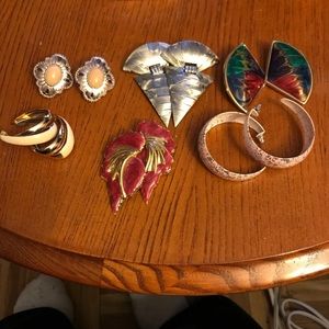 Vintage 80’s Earrings - 6 Pairs